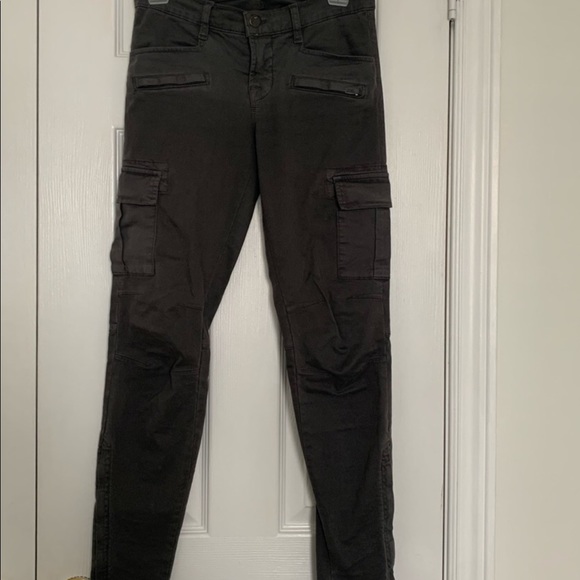 J Brand Grey Grayson Skinny Cargo Pants in Size 25 - Picture 2 of 4